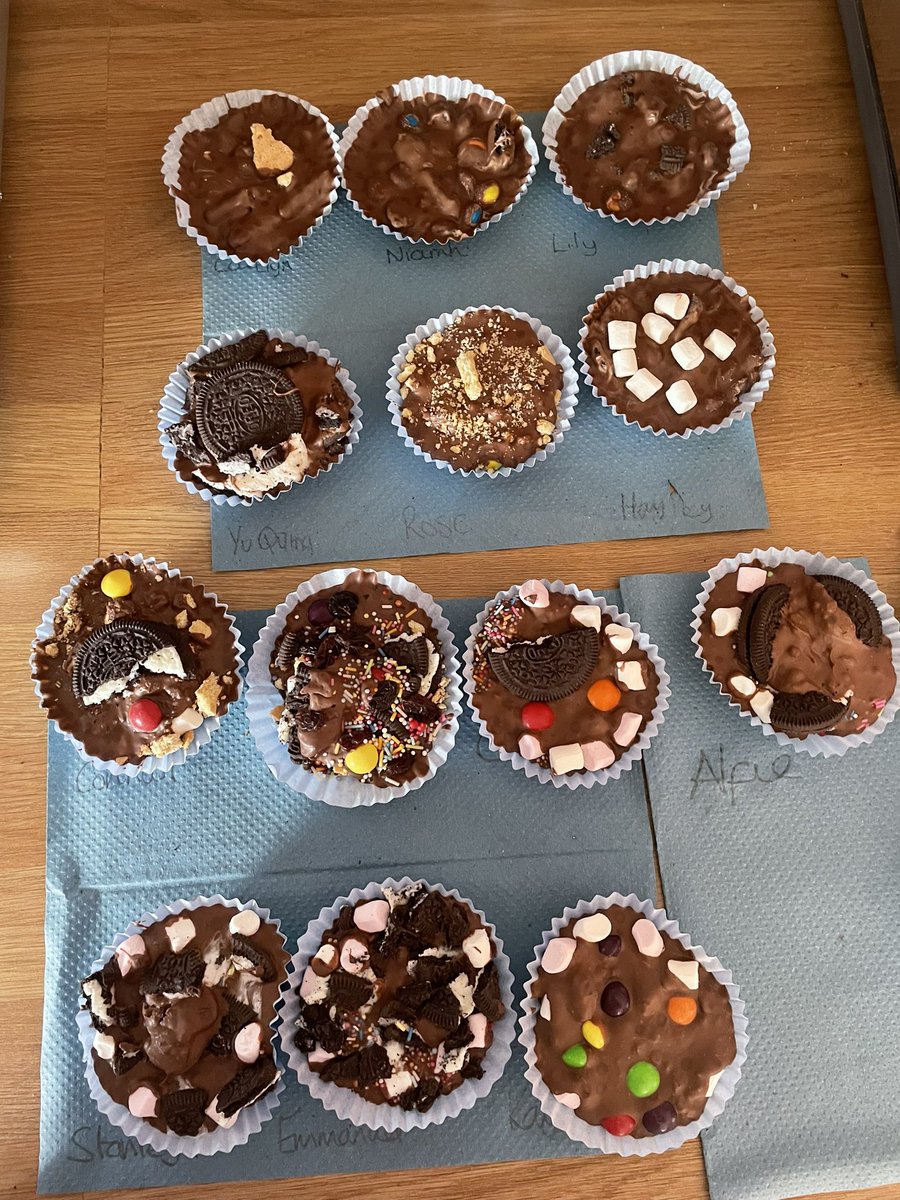 RPSRadcliffe2D's tweet image. Excitement levels have reached fever pitch this week as we designed and made our own flavoured chocolate! We are looking forward to devouring these! 😋