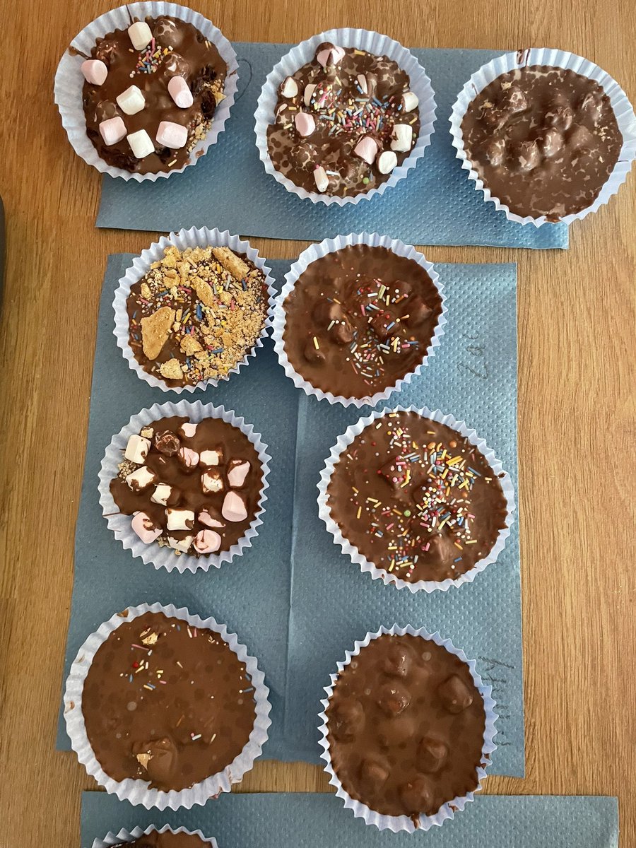 RPSRadcliffe2D's tweet image. Excitement levels have reached fever pitch this week as we designed and made our own flavoured chocolate! We are looking forward to devouring these! 😋