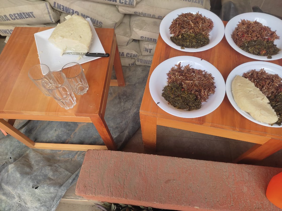 Late Lunch Ugali na Omena😋