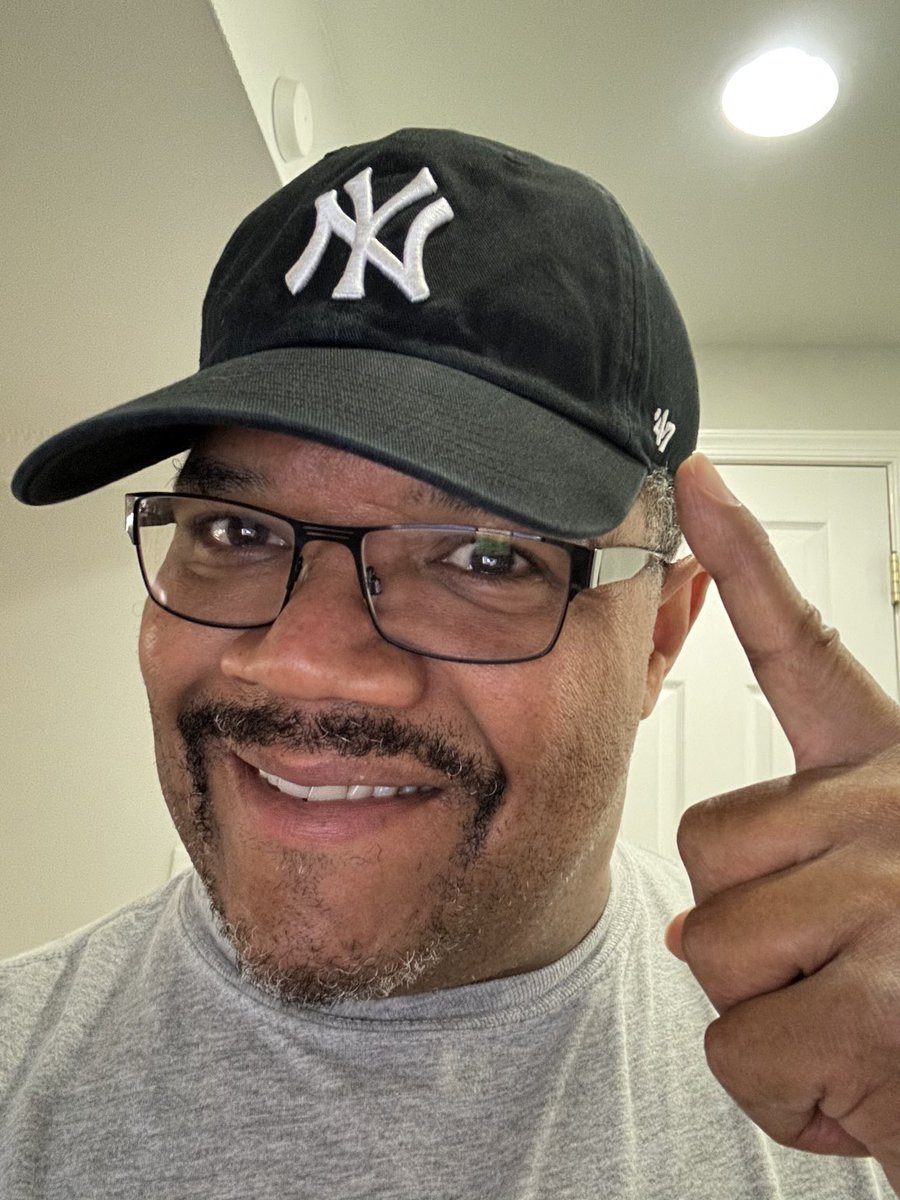 Broke out a brand new Yankees hat today in honor of Domingo German’s perfect game last night. Only the 24th perfect game in the history of baseball! Go Bronx Bombers!