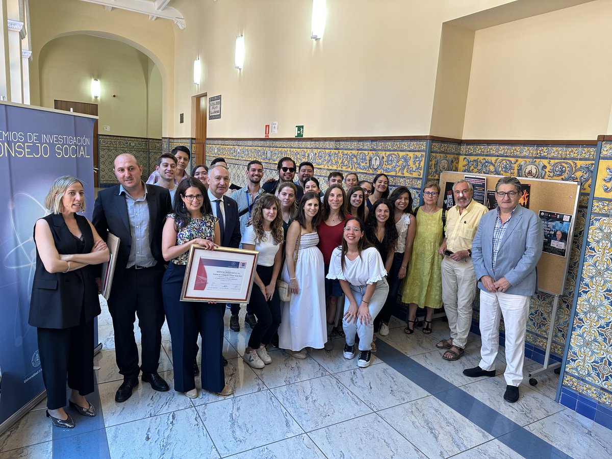 Institute of Sustainable Processes (UVa) (@ispuva) on Twitter photo 🥇We are so glad to have received the research award from @consejoSocUVa. Thank you to all our researchers for their hard work, and to the industries that have placed their trust in us, specially to <a href="/Nestle_es/">Nestlé España</a>.
This award is the result of collective effort and collaboration! 🥇We are so glad to have received the research award from @consejoSocUVa. Thank you to all our researchers for their hard work, and to the industries that have placed their trust in us, specially to <a href="/Nestle_es/">Nestlé España</a>.
This award is the result of collective effort and collaboration!