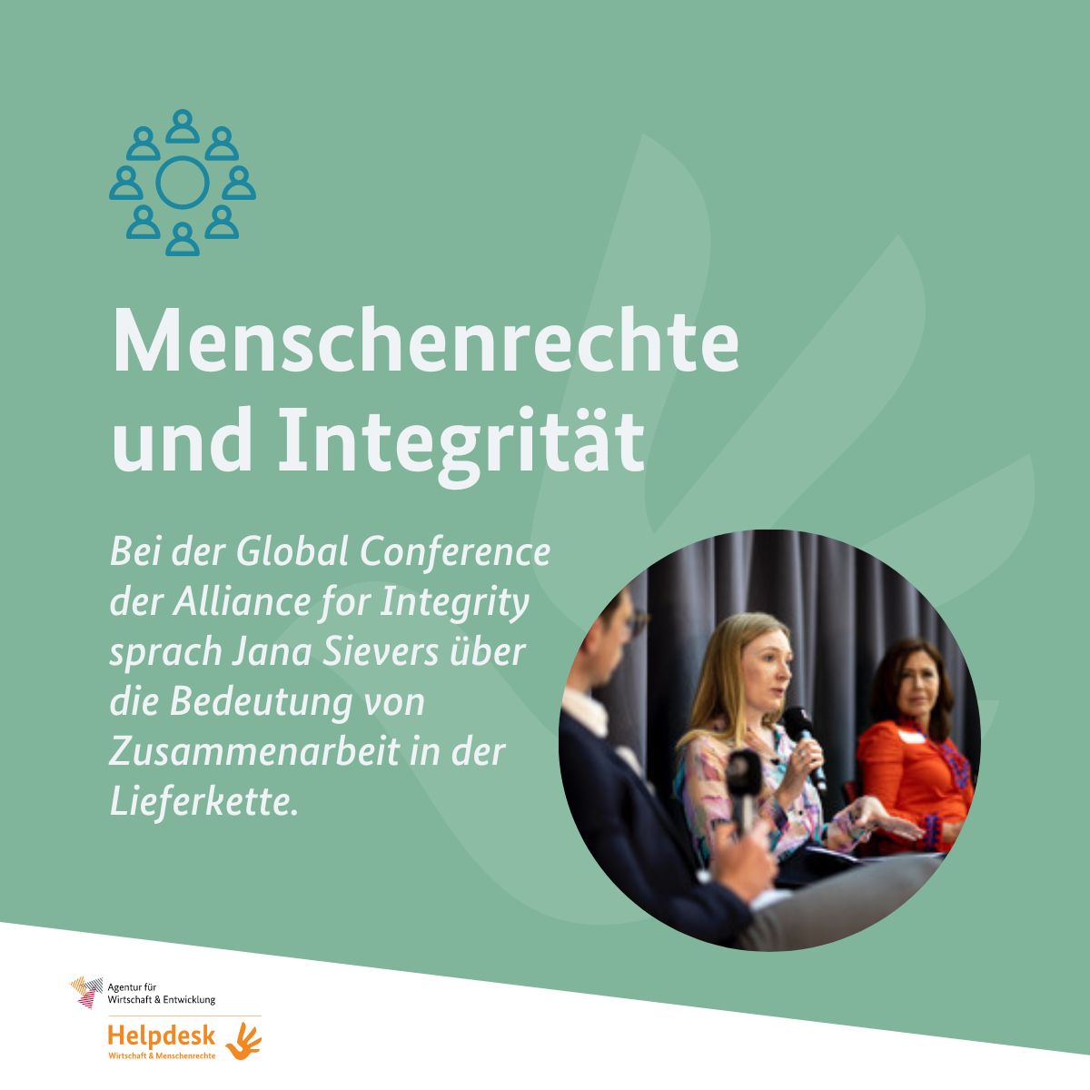 Wie können Sie die Themen #Menschenrechte und #Integrität auch in Krisenzeiten in Ihrer Lieferkette mitdenken? Das war Thema der diesjährigen Global Conference der <a href="/afin_giz/">AllianceforIntegrity</a>. Mehr Informationen finden Sie hier 👉 allianceforintegrity.org/en/regions/glo… #AfInGC2023
