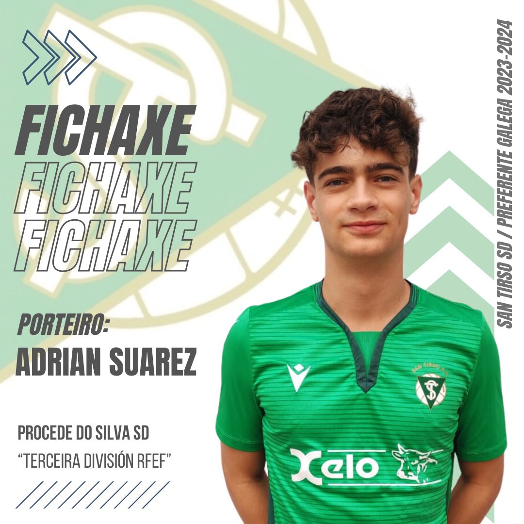 PRIMEIRO EQUIPO | 23/24

✅✍🏻 FICHAXE‼️

Adrian Suárez será un dos porteiros do primeiro equipo para a tempada 23-24. Adrian xa estuvo con nos o último mes de competición da 22-23, prodede do Silva SD. 
🤝Benvido e sorte Adrian!!!

#tempada2324 #santirsosd2324