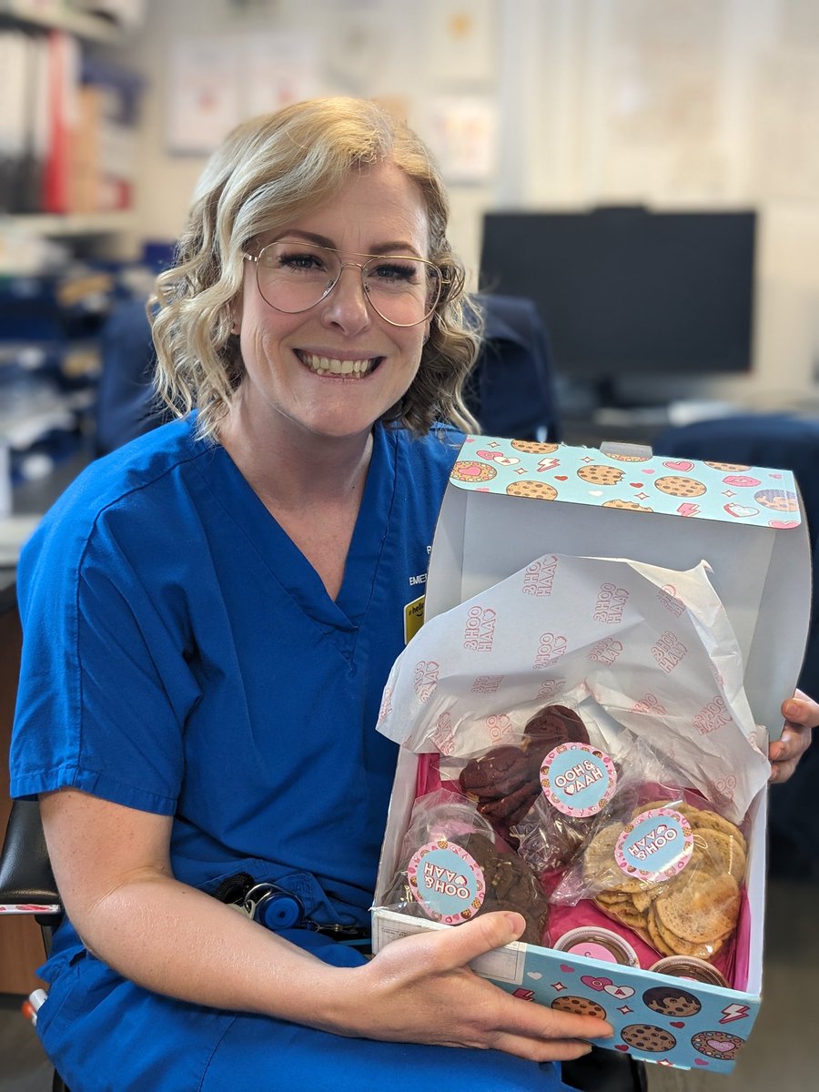 Thank you to <a href="/CoMiTEDTrial/">CoMiTED Trial</a> for supplying Addenbrookes with baked goods! <a href="/SusieHardwick5/">Susie Hardwick</a> I can't guarantee there will be any left when you get back from holiday I'm afraid 😆