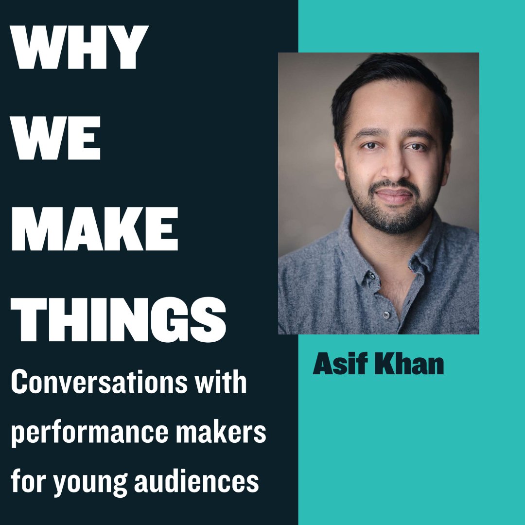 ...aaanndddd here's a NEW episode of WWMT with actor & playwright @The_AsifKhan! 🔥 Pop your headphones in for this lovely conversation about his play Jabala & The Jinn, representation in theatre for young people, & his commission w/ @BirminghamRep 👂🎧: theatrealibi.co.uk/why-we-make-th…