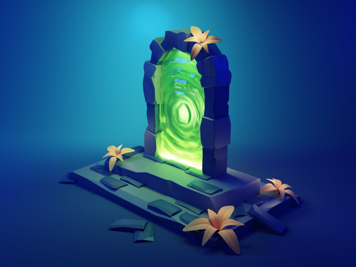 Ancient Portal Lowpoly Created in Blender3d🔥
Check awesome  tutorial by <a href="/polygonrunway/">polygonrunway</a>
📷Follow for more content soon📷
#Blender3d #lowpoly #3dart  #3dmodeling