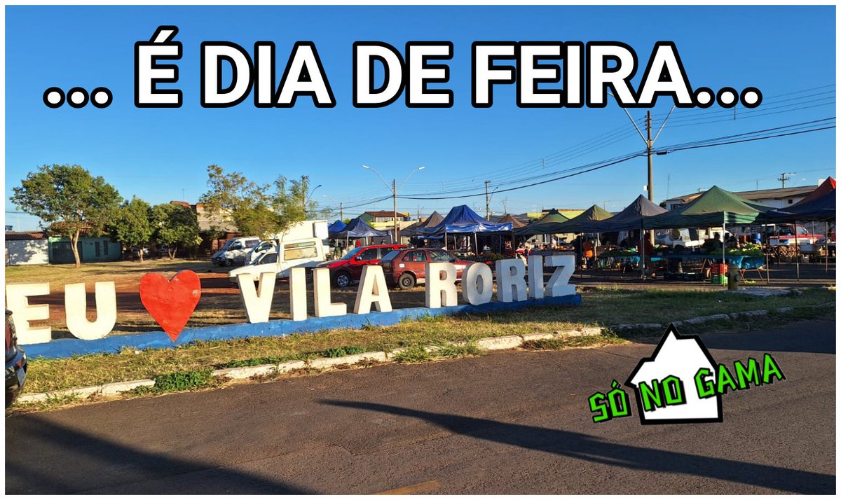 SonoGama's tweet photo. Você leu cantando?
Tem feira na Vila, Gamaiada!
Boa quinta!
.
.
#sonogama
#gama
#gamadf
#Gamaiada
#DiaDeFeira
#VilaRoriz 
📸@vila_roriz15 @nelsonmacedo8 https://t.co/uwvkzE9BfW