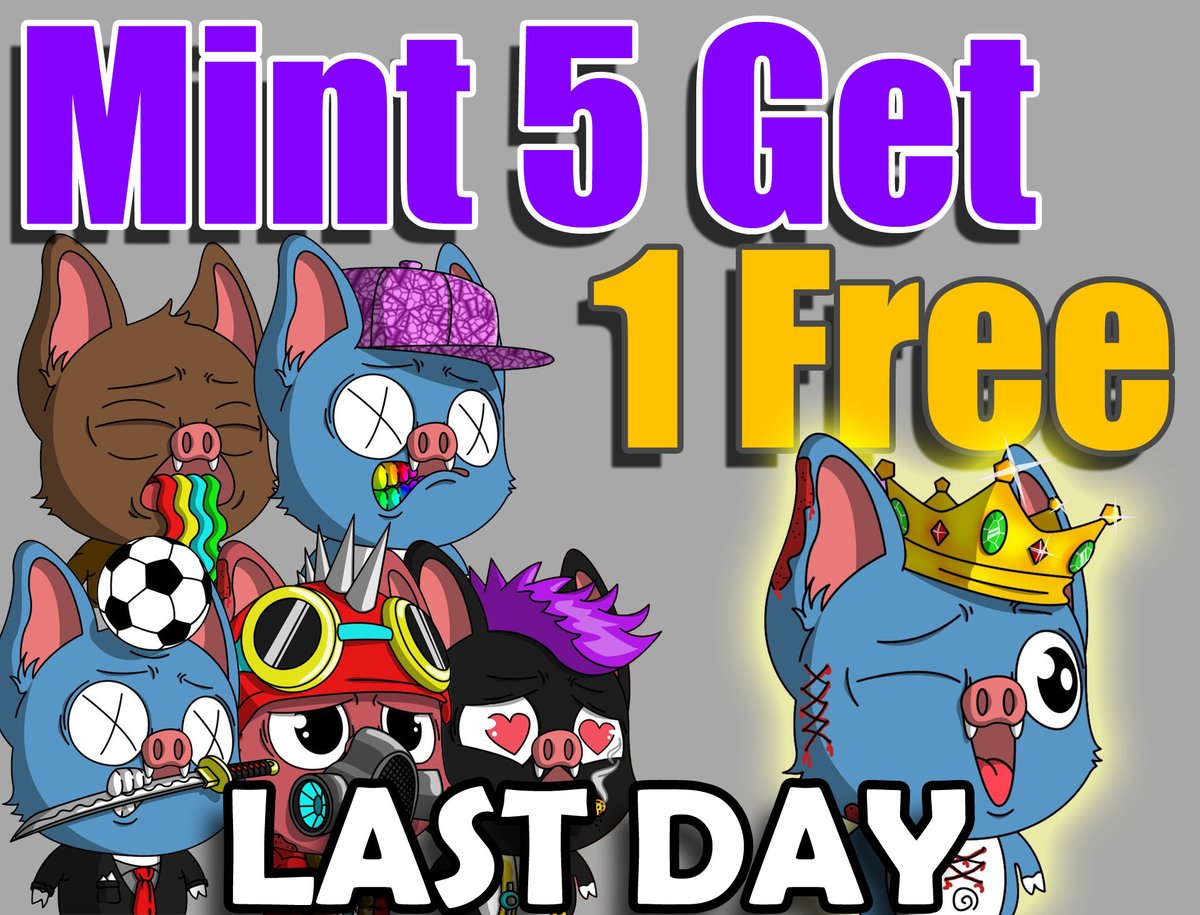 🎲FREE NFT GIVEAWAY #8🎲

🍀Reward :Random Wonder Boar🍀

🚀Mint Website : launchmynft.io/collections/0x…

📌Rules
✅RT
✅Follow
✅Tag Anyone
✅Drop Your Address

⏳2 Winner will be pick after 48 hours
#NFTGiveaway #NFTs #nftdrop #NFT #NFTshill  #NFTart #NFTartwork #Pepe #NFTCommunity