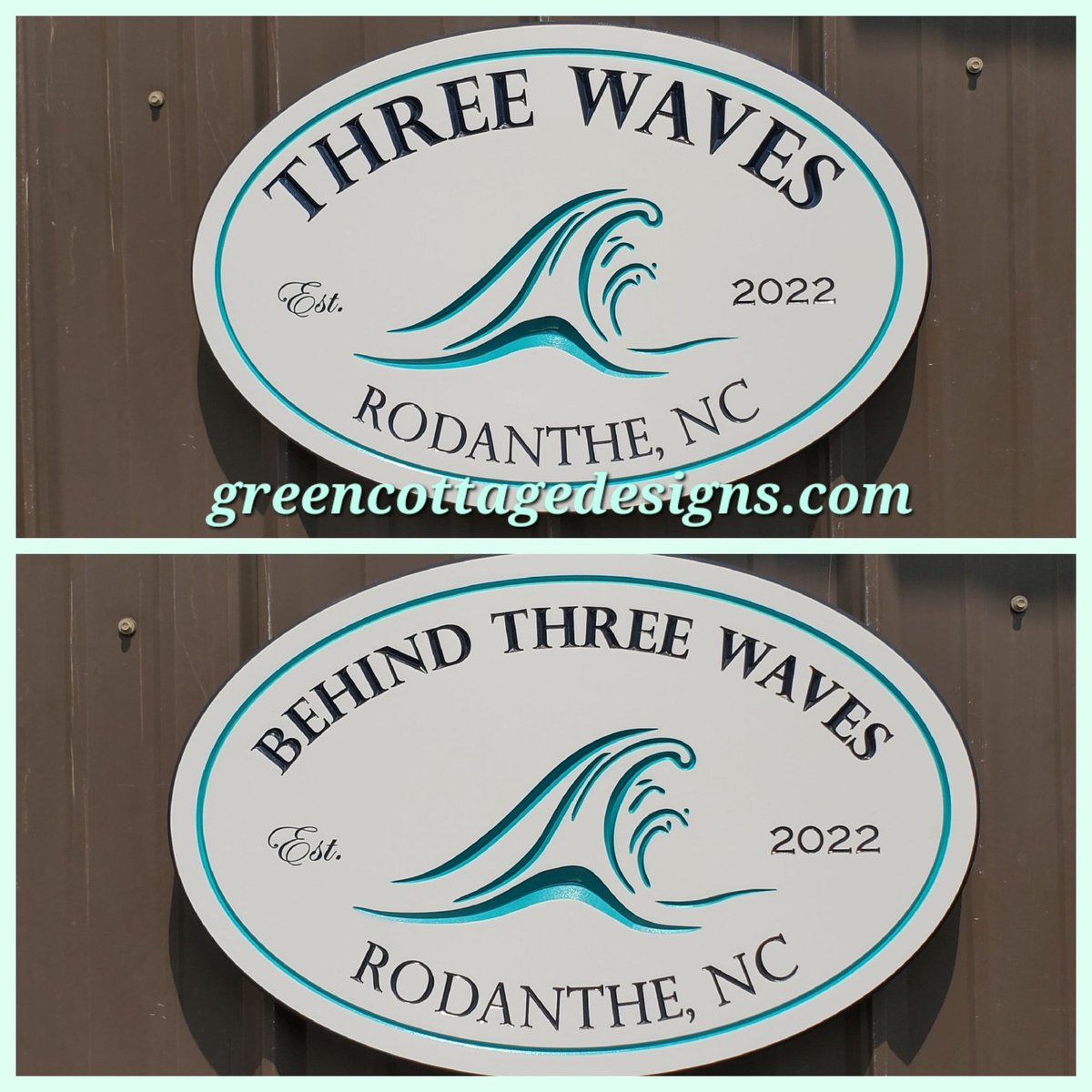cottage_green's tweet photo. Beach ⛱️ House Signs by https://t.co/mxWEx0l0jL Waterproof PVC Signs #Rodanthe #NagsHead #OBX #beachhousesign https://t.co/55jxkStgo9