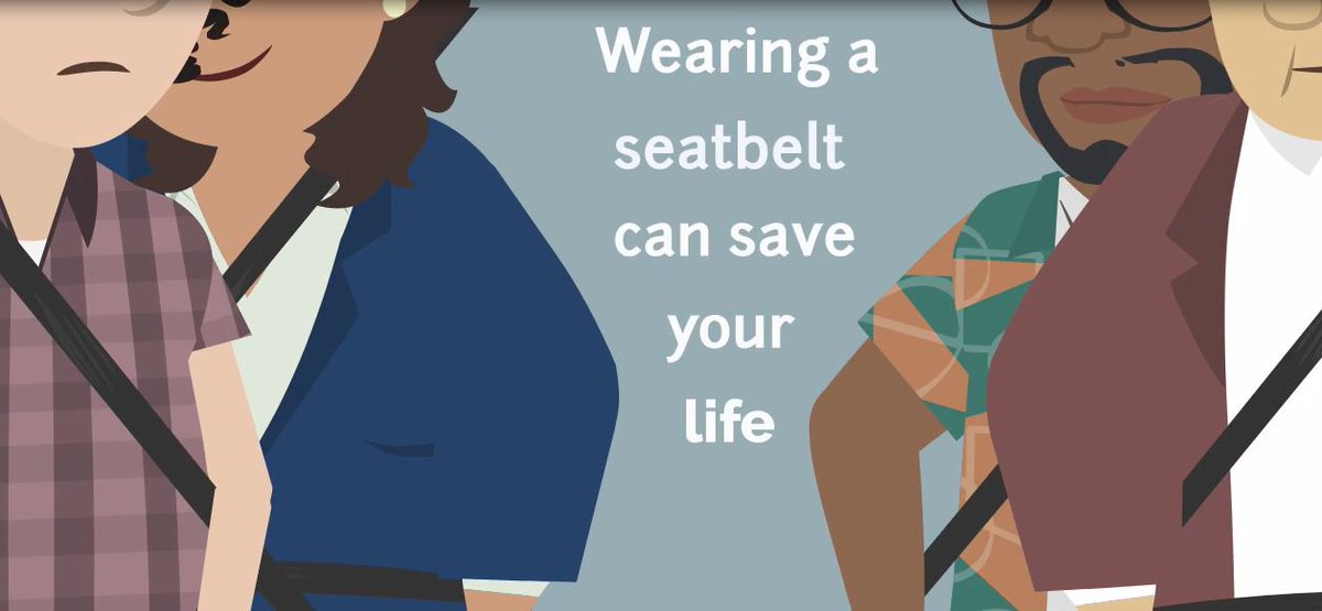 Seatbelts give the best hugs! In the event of a crash it reduces impact considerably. 
Thank you for making sure children are buckled up, even on short journeys! 
#BuckleUp #SeatBeltsSaveLives
