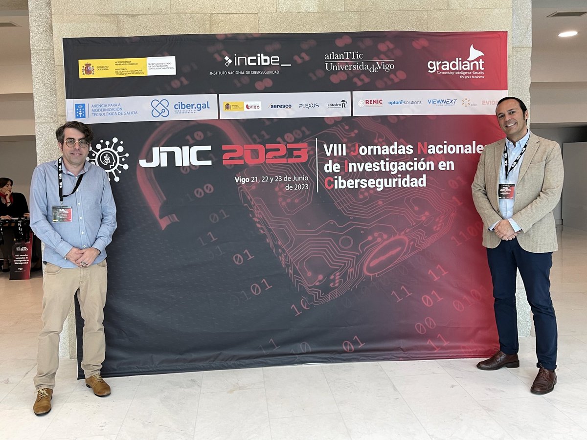 🔒 <a href="/PlexusTech_/">Plexus Tech</a> vén de patrocinar as Xornadas Nacionais de Investigación en Ciberseguridade <a href="/jnic_conf/">JNIC 2025</a>, celebradas en Vigo. No evento, apoiou ademais o relatorio de Carmela Troncoso, unha das mulleres máis influentes no mundo da tecnoloxía.
clusterticgalicia.com/novas/plexus-t…