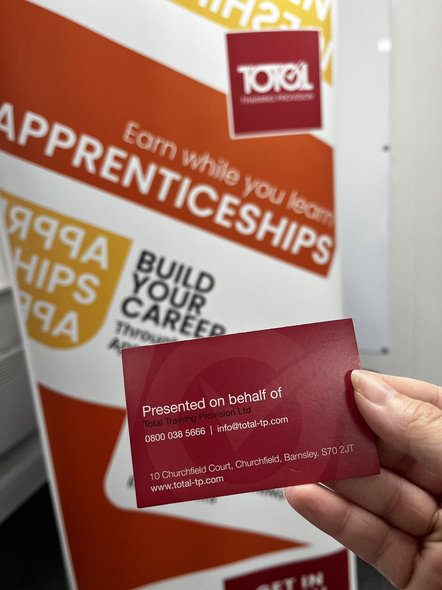 Total Training Provision tweet media