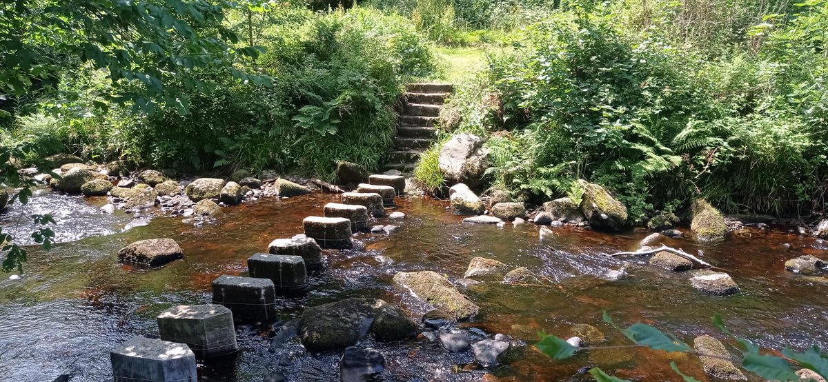 The stepping stones nearest Gibson Mill have been repaired and are now fully open. 🥳Thank you for your patience while we got these fixed. Work is still ongoing at the stones further downstream but they will also reopen this summer. #steppingstones #hardcastlecrags