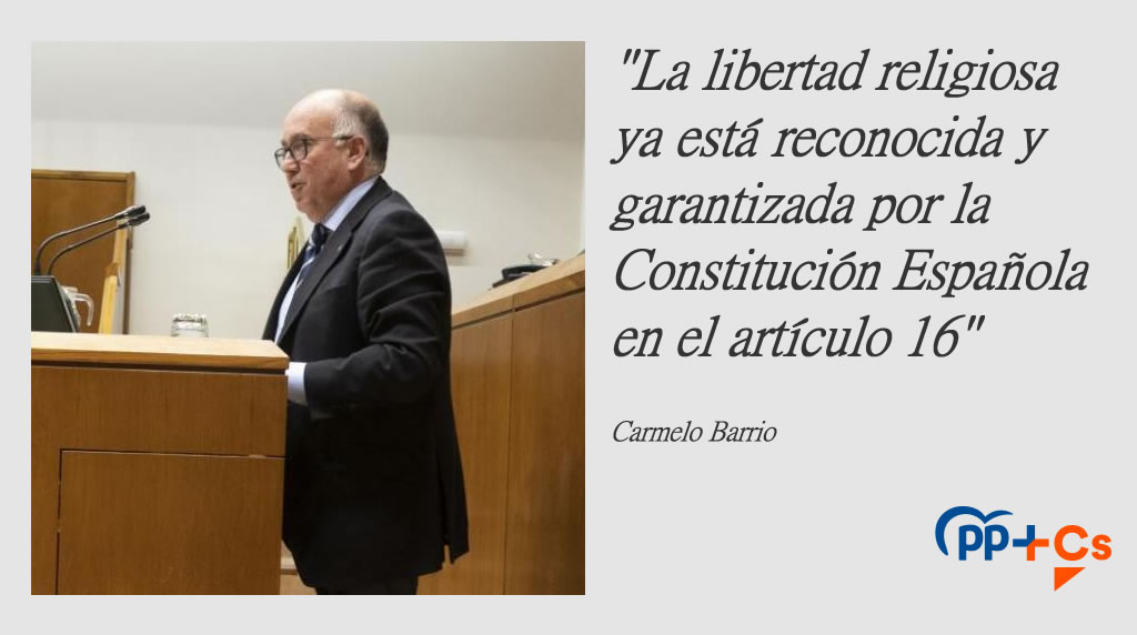 🏛 #PlenoPV | Debate sobre centros de culto y diversidad religiosa en Euskadi

No hacen falta leyes que confundan más

💬 <a href="/barriobaroja/">Carmelo Barrio</a> "No está justificada la necesidad de esta Ley. La libertad religiosa y la diversidad religiosa ya están reguladas"