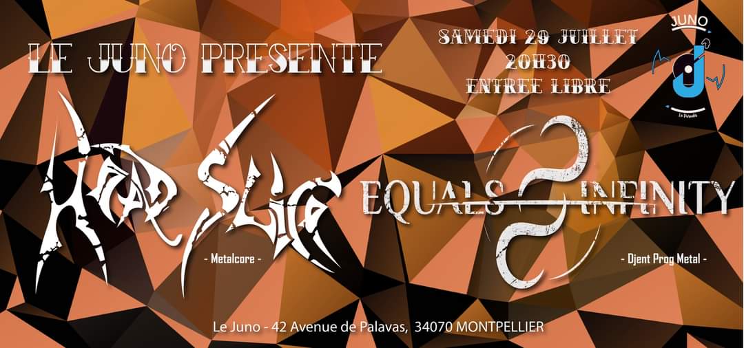 equalsinfinity's tweet image. Venez nous voir live au bar Le Juno vendredi 7 juillet au côté de Head Slice🤘

 We'll be playing july 7th at the Juno Bar in Montpellier  facebook.com/events/s/head-…
