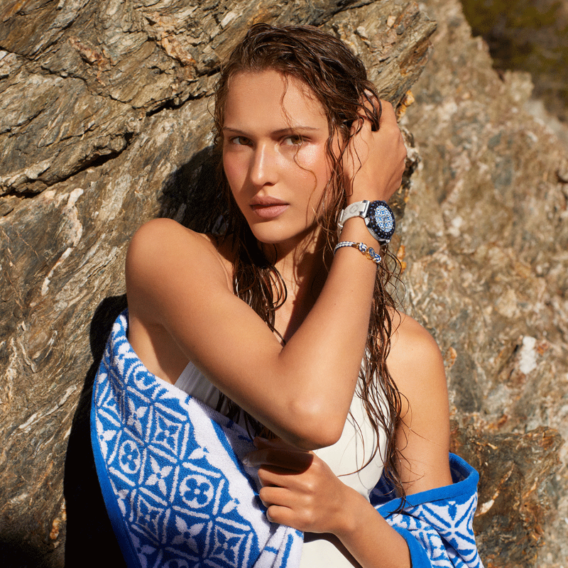 LouisVuitton's tweet photo. LV By The Pool. Soak up the summer spirit with the invigorating new collection, melding a whimsical vibrancy with Maison’s refined sophistication. 

#LouisVuitton #LVSummer