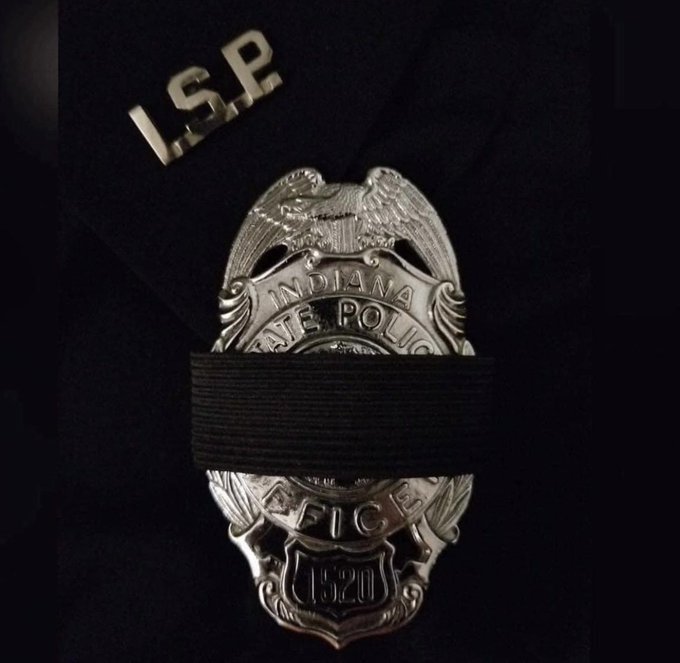 Our thoughts and prayers are with the Indiana State Police, and the family and friends of Indiana State Trooper Aaron Smith. EOW 06/28/2023