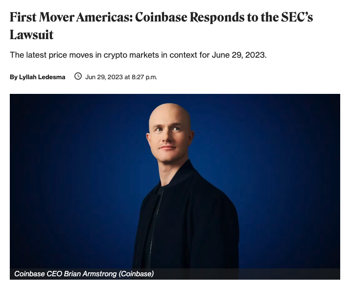 MiningMiranda's tweet photo. Quick Summary of their response in case you are tired to read 177 pages doc. Based on how I understood the document.

Full doc here https://t.co/xN3zmGibDS

1. Coinbase has filed a motion to dismiss the SEC's case against it for violating securities laws and operating as an unregistered entity.
2. Coinbase argues that the SEC does not have statutory authority over the exchange and its position regarding its powers is "untenable as a matter of law."
3. Coinbase claims that the tokens mentioned in the SEC's complaint are not "investment contracts" and cannot be considered securities because they lack contractual undertakings and enforceable obligations to investors.
4. The exchange argues that even if the SEC has jurisdiction, it should have introduced a formal change to its interpretation of "investment contract."
5. Coinbase cites the Equitable estoppel defense doctrine, claiming that the SEC's previous actions and statements contradict its latest lawsuit against Coinbase.
6. Coinbase argues that the SEC was aware of its listing processes for tokens and raised no objections before bringing the lawsuit.
7. Coinbase contends that the SEC's "about-face" in its stance toward cryptocurrency regulation should bar it from seeking legal remedies.
8. Coinbase maintains that no statute enacted since April 2021 grants the SEC powers to regulate digital asset exchanges retroactively.
9. Coinbase accuses the SEC of engaging in punitive enforcement actions instead of notice-and-comment rulemaking, despite Coinbase's efforts to push for rulemaking.