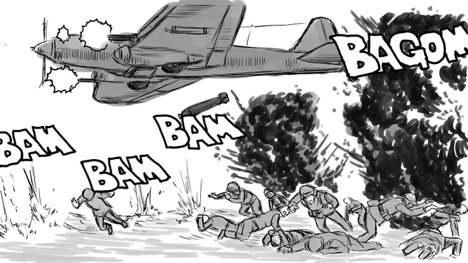 ネームの通り描けない…
何故か戦闘シーンが増えて、ページがズレていく…
「はーとふる」な部分のページを減らすしか無い…マズイ…

どうしてこうなった… 