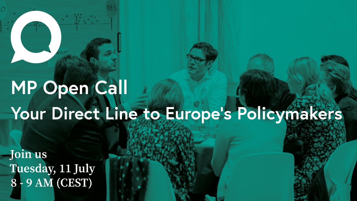 OEDialogue's tweet photo. Our bi-monthly #OEDialogue MP Open Call is coming up soon! ☎️
Join us on 11 July for a conversation with your colleagues across Europe.
You will get to set the agenda and hear first-hand insights on the issues that you care about from other #ParliamentsofEurope.
#WeNeedToTalk https://t.co/i3S6Y371di