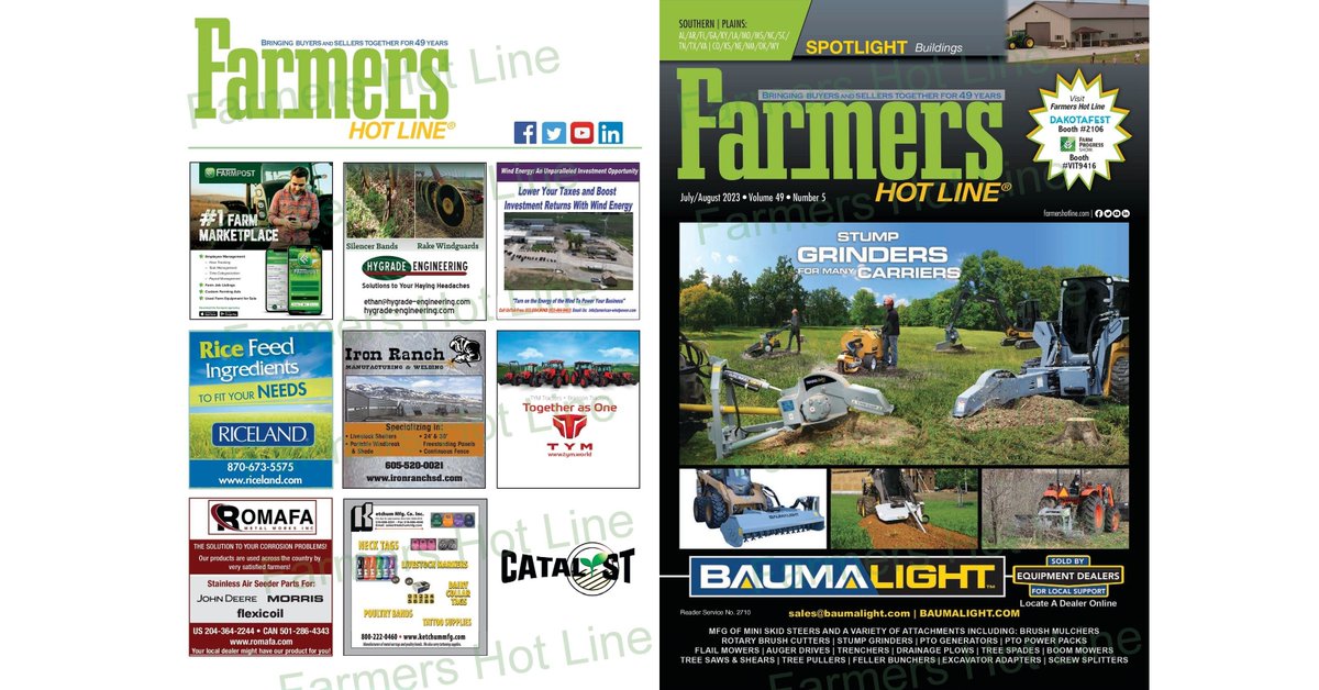 The latest issue of Farmers Hot Line Southern/Plains edition is now available online. 
#buildings #tractors secure.viewer.zmags.com/publication/84…