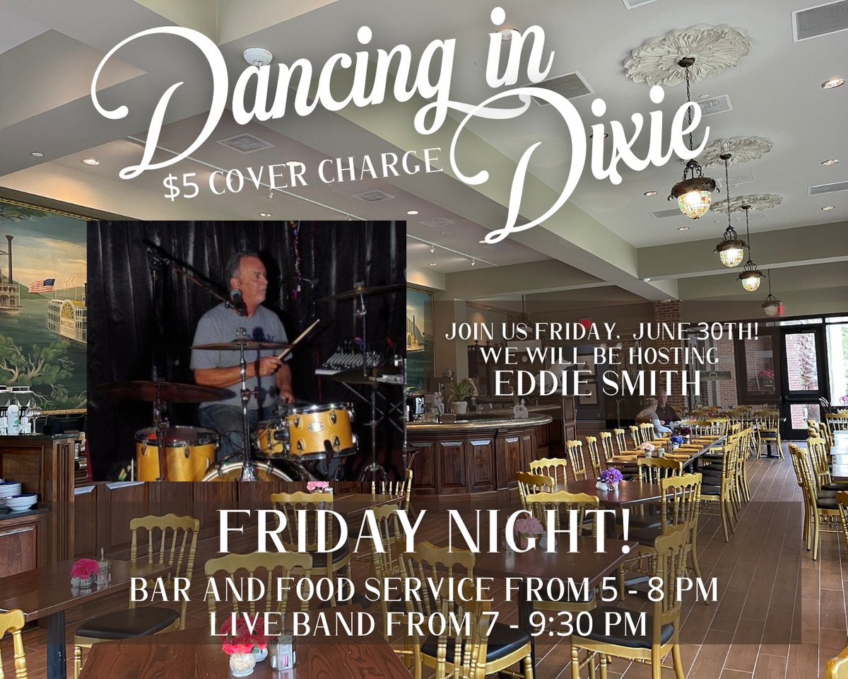 We are bringing them back this week, tomorrow night the Eddie Smith Band will perform for Dancing in Dixie! 

#houmashouse #dancingindixie #livemusic #fridaynight #wheretogo #gobr #tourascension #lasweetspot #dancethenightaway #nightwithfriends