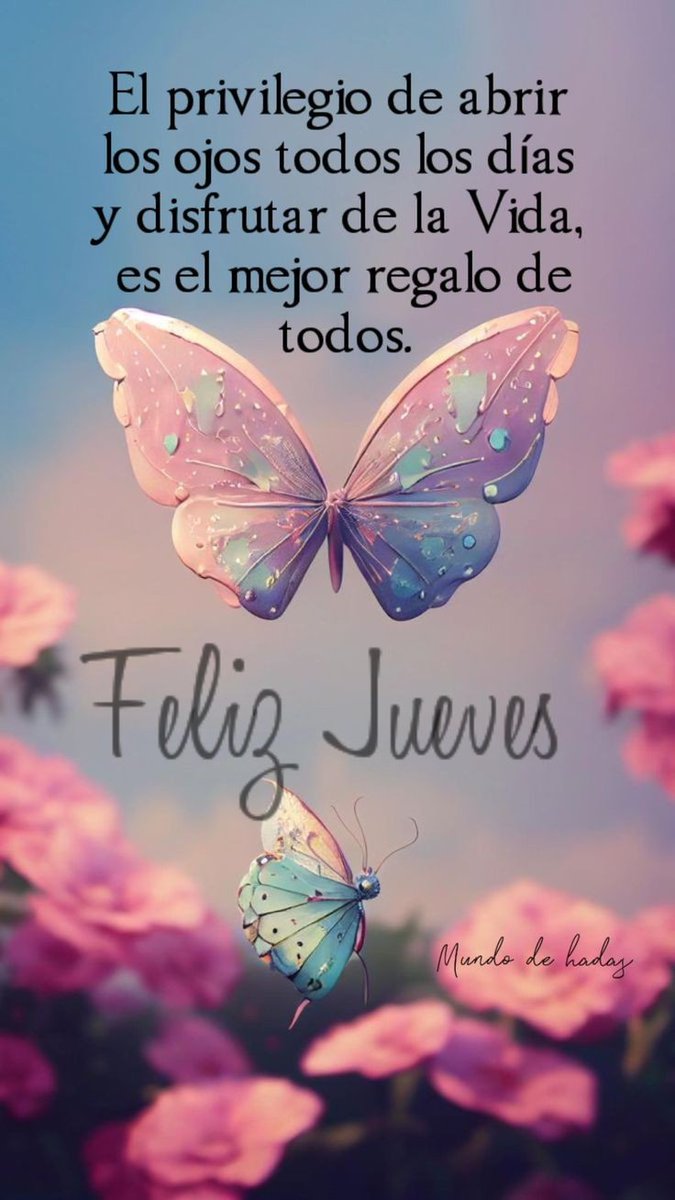 Que tengas un grandioso día!
#FelizJueves