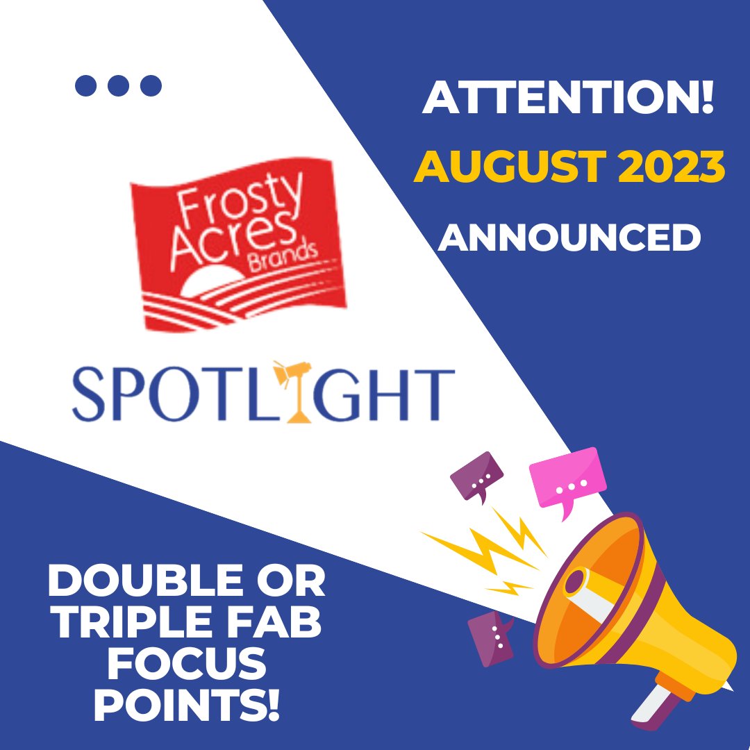 DSRs and Frosty Acres Member-Owners - get ready for double or triple points on Exclusive Family brands®  and other MarketShare suppliers! This is your chance to earn even more rewards while delivering growth to our supplier partners. 
#MarketShareSuppliers #DifferentbyDesign