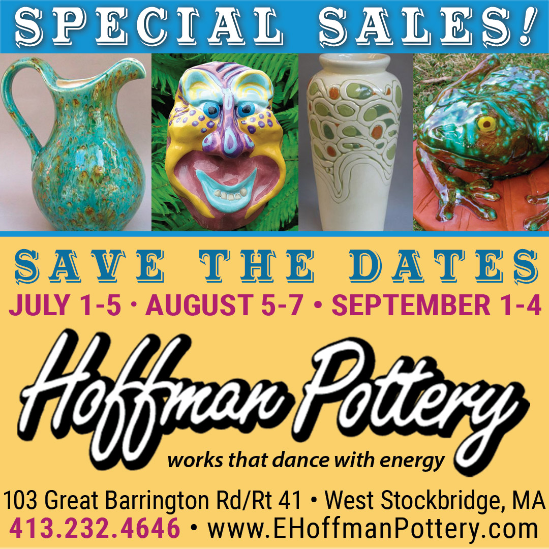 Shop the Hoffman Pottery upcoming special sales! Find great deals on works that dance with energy. #creativityliveshere.
