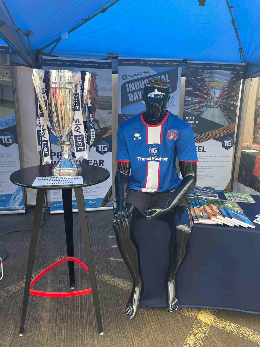 Thomas Graham & Sons (@thomasgrahams) on Twitter photo We would like to say a massive thank you to <a href="/officialcufc/">Carlisle United</a> for dropping off the League 2 Play off Trophy at our Industrial Day on Tuesday โฝ๐
Our customers really loved this extra touch ๐ฆ๐
#Uptheblues ๐ช We would like to say a massive thank you to <a href="/officialcufc/">Carlisle United</a> for dropping off the League 2 Play off Trophy at our Industrial Day on Tuesday โฝ๐
Our customers really loved this extra touch ๐ฆ๐
#Uptheblues ๐ช