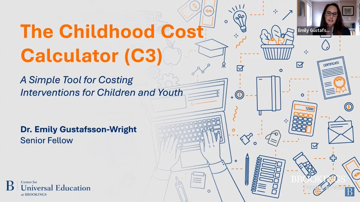 ▶️ STARTING NOW: We’re launching a new tool for cost analysis of youth-related interventions, along with insights from three countries that piloted it.

Tune in and submit questions with #ChildhoodCostData: brookings.edu/events/the-chi…