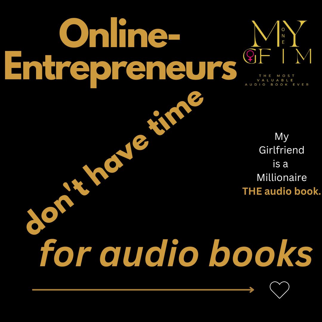 #OnlineEntrepreneurs #donthavetime for #audiobooks. That's why I wrote the audiobook 'My Girlfriend is a Millionaire. Get it now: 
#thalia  #weltbild #BOL #Audioteka #wook  #googleplay  #Scribd #barnesandnoble #ibs  #kobo #XinXii #storytel