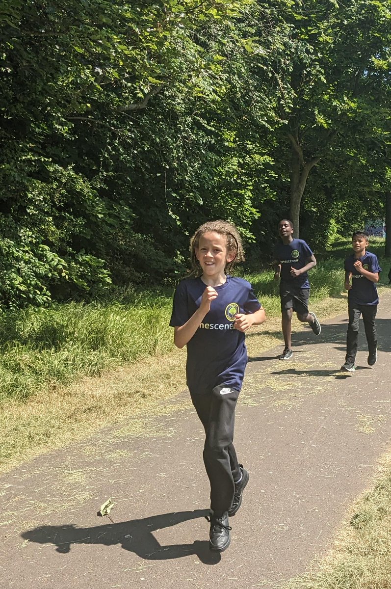 Runners from Year 5 &amp; 6 have been enjoying the warm weather in Eastville Park at lunchtime. Some great lap times recorded today. @upourstreet #running