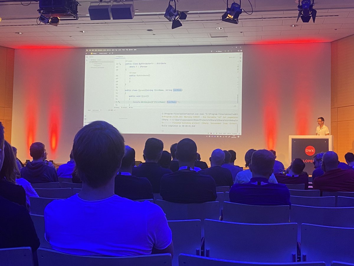 Ali Karadeniz (@_alikaradeniz) on Twitter photo C# 11 provides really cool features 🤯#dwx2023 Thanks <a href="/GiessweinWeb/">Christian Giesswein</a> for the presentation! C# 11 provides really cool features 🤯#dwx2023 Thanks <a href="/GiessweinWeb/">Christian Giesswein</a> for the presentation!