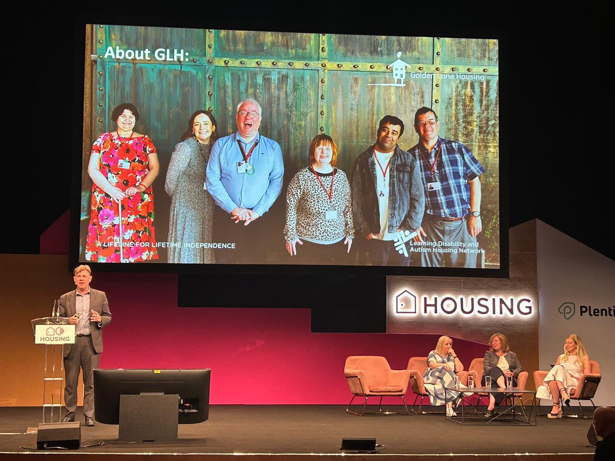 Great to have opportunity to speak at #Housing2023 this morning about @LDAHousing latest research, being launched at House of Commons next week, which provides insight, future need and changes needed for supported housing for people with learning disabilities and autistic people
