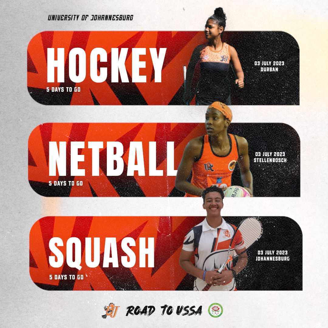 UJ_Sport's tweet photo. The UJ men and women's teams are gearing up to the University Sport South Africa championships 2023 and we urge our supporters in the various host locations to get ready to support the orange army.
#UJAllTheWay #ussachamps #UJHockey #UJNetball #ujrugby #UJSquash #ujbasketball https://t.co/Fzox8xkCxZ