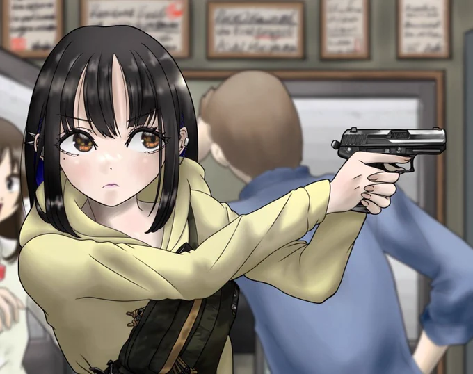 #女の子に銃持たせるの好きゾ  好きゾ