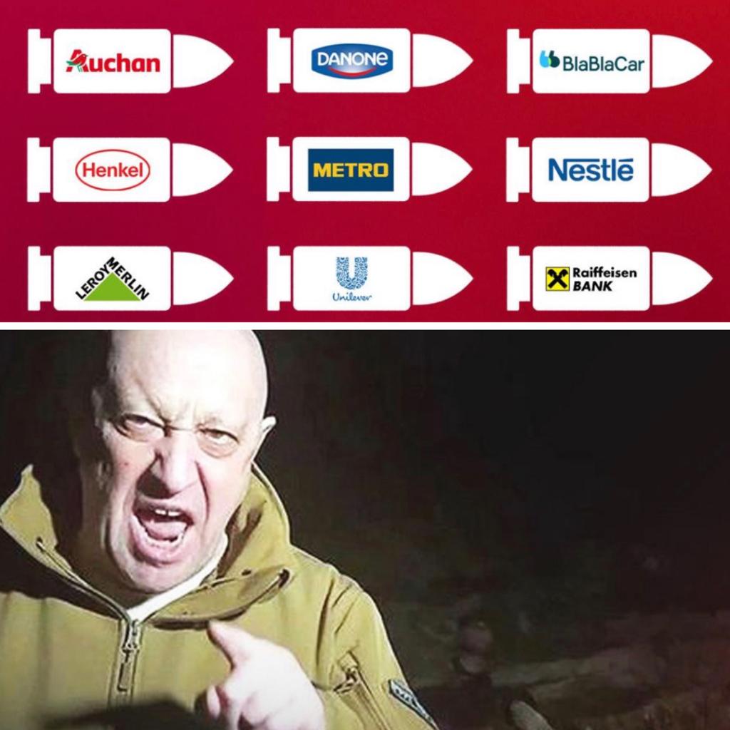Putin admitted that Wagner PMC was financed from Russian federal budget. So it means that all Western companies who remain in Russia and pay taxes there, took part in financing one of the most violent gang of thugs in the 21st century?

Some of the Western brands who continue…