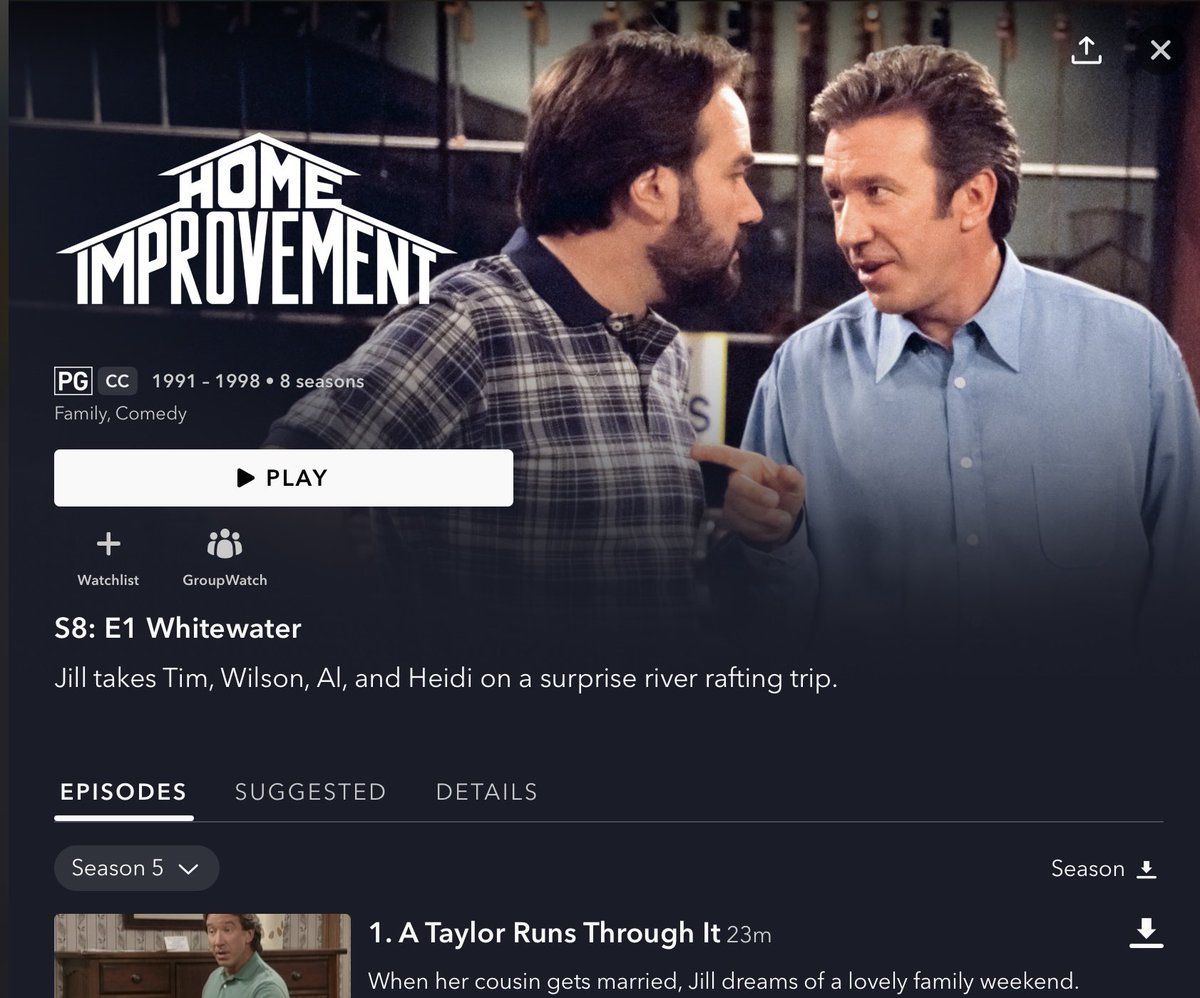 Retweet if you’re binge watching right now! #HomeImprovement <a href="/DisneyPlus/">Disney+</a> <a href="/ofctimallen/">Tim Allen</a> <a href="/TheRichardKarn/">Richard Karn</a> <a href="/thedebbedunning/">Debbe Dunning</a> <a href="/RobertIger/">Robert Iger</a>