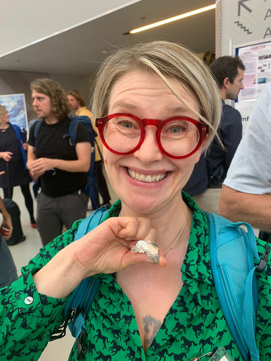 a_s_antonova's tweet photo. Next in our wonderful collection of maritime fishion: @KristinaSvels' waves ring, Signe Sønvisen's shell necklace & @FrancisPrue' fantastic squid dress (and earrings!)... love the biodiversity of #Mare2023 gear! https://t.co/CjxUvOQJ8E