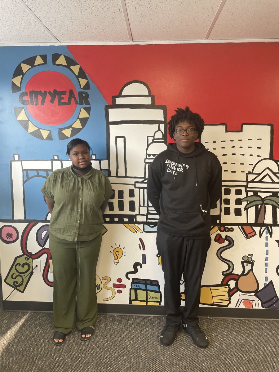We've enjoyed having these two Columbia Urban League Students with us the past couple weeks through the STEP program! They got some great work experience and learned a little bit about what we do here at City Year Columbia! #urbanleague #cityyear #studentsuccess