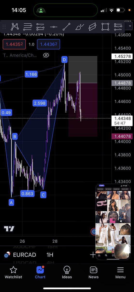 ReRosso7's tweet image. 53pips on EURCAD
Was meant to be an 80 pip move but fukk it klosed it on 53pips
Still a great move
#100kchallenge
#Fundedchallenge
