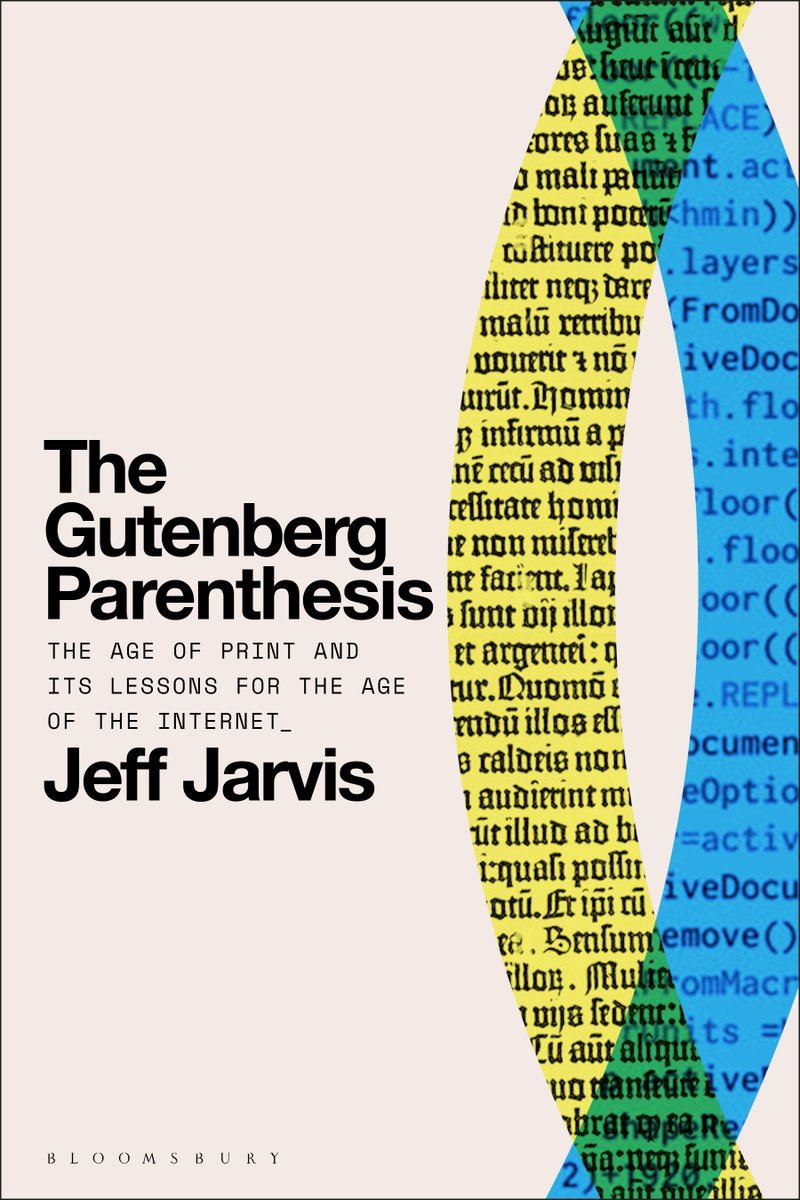 Jeff (Gutenberg Parenthesis) Jarvis tweet media
