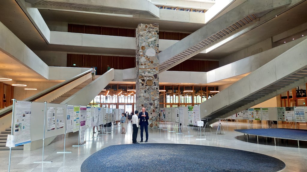 AnaNBabic's tweet photo. An eventful and dynamic #BioRemid23 at a grand location! 
Well frequented and now waiting for the poster sessions @FHNW! 

#bioremediation #cooperation #partnership #collaboration #europe #researchinnovation @EUgreenresearch #science https://t.co/swJiylcGYW