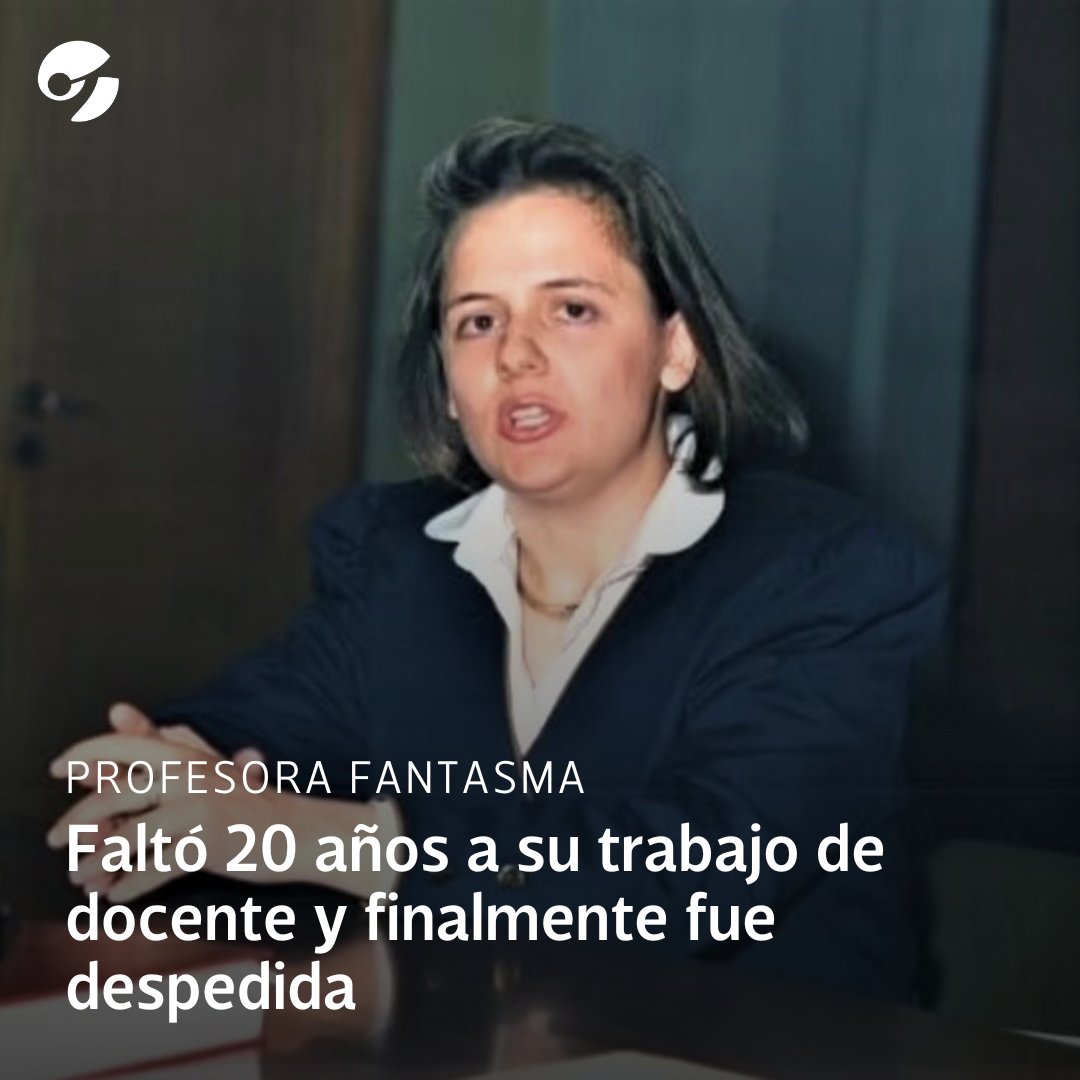 clarincom's tweet photo. Cinzia Paolina De Lio enseñaba Historia y Filosofía. Cobró su sueldo por dos décadas sin ir a dar clases.

📲 Más información en https://t.co/ALurMrwpd6 https://t.co/2wU2C0v5g6