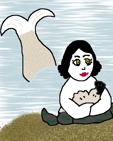 thegregstor's tweet photo. #DechARTJune Day 28- Mermaid

Lady Dimitrescu has become a mermaid https://t.co/P4rKFLJ0Ch