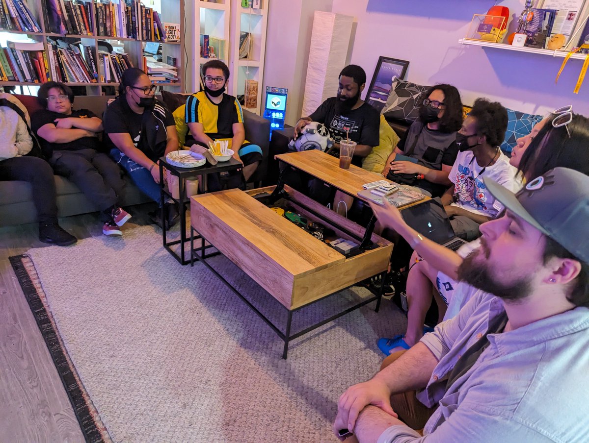 Thank you <a href="/gumbo_nyc/">GUMBO</a> for hosting our teams again this Summer! GUMBO devs gave us feedback on our current game temporarily titled "Project Dollhouse" and spoke to the teams about their own games. Amazing to have such awesome friends in the industry! #gamedev #nycgames
