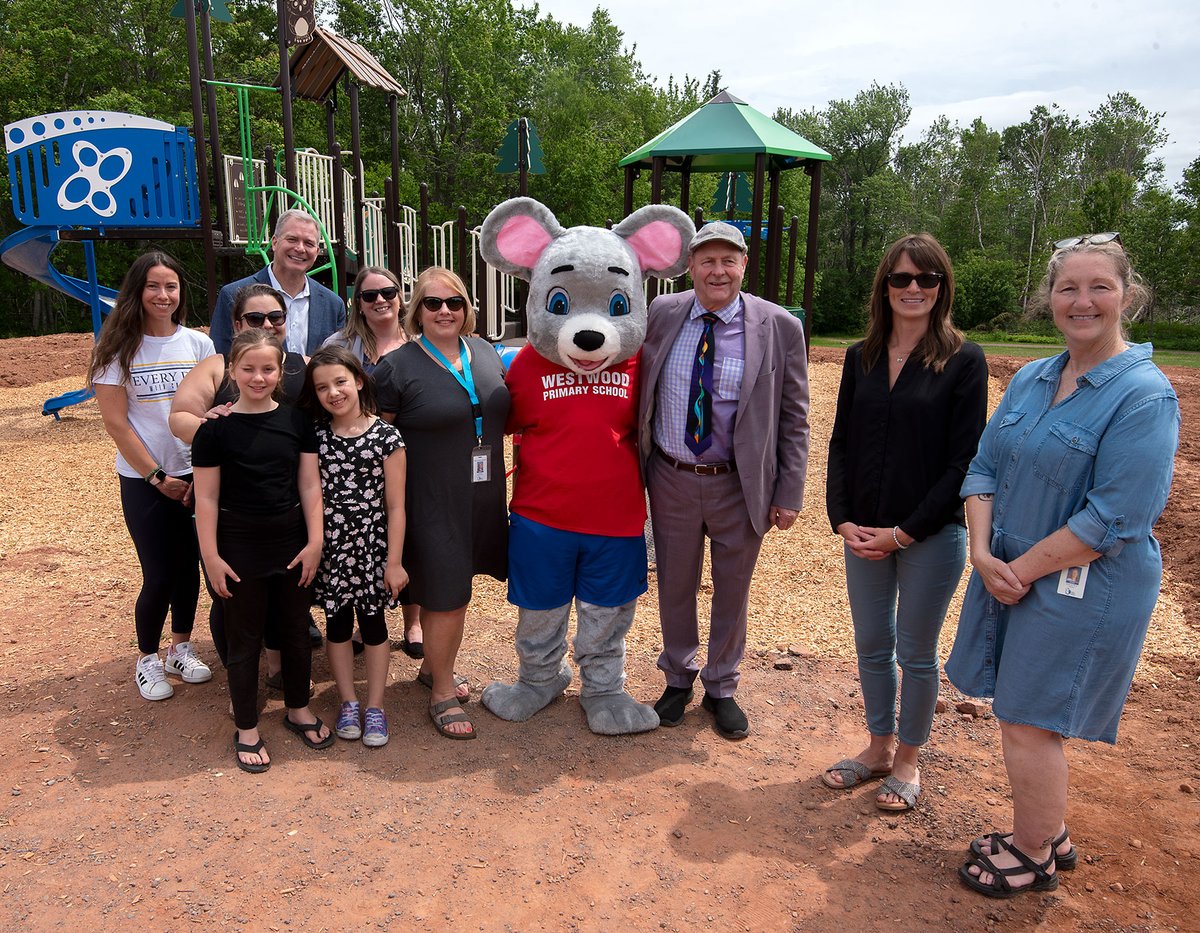 New playground unveiled at Westwood Primary on Tuesday! Congratulations to all involved!
