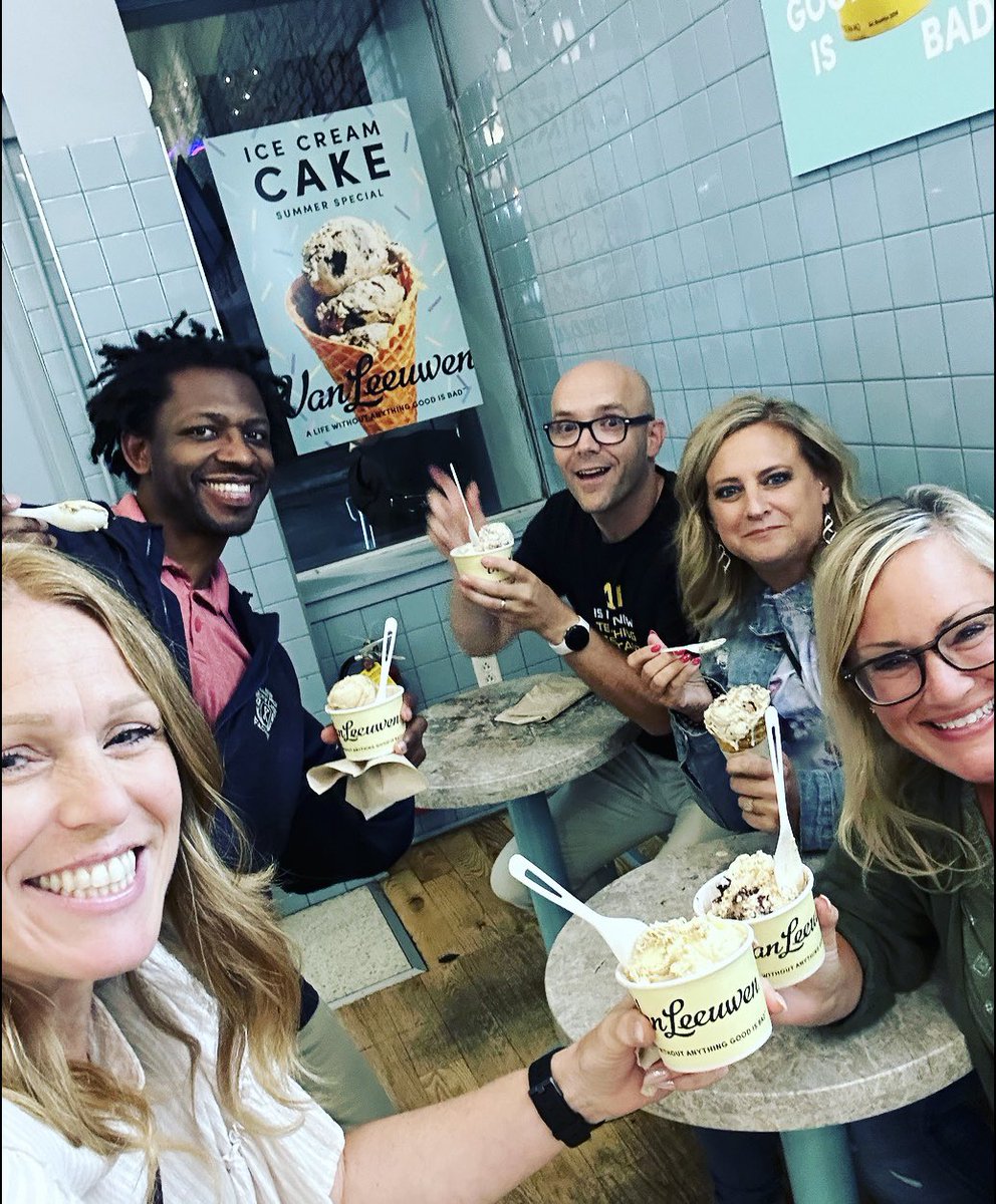 Dinner &amp; Dessert with fabulous friends♥️😍… perfect way to wrap up the #ISTELive23 experience! #pln #plf