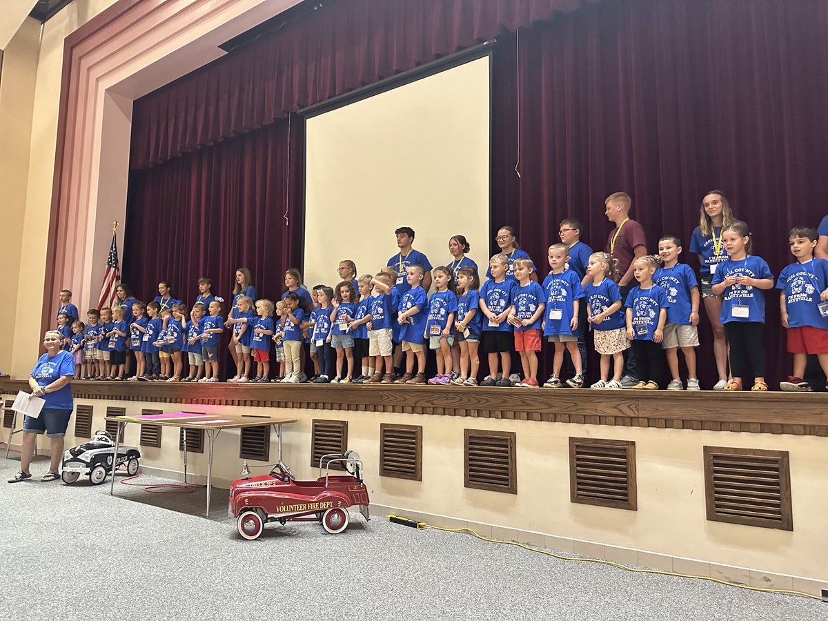 Long Cecil history of littles participating in Safetyville!! Thanks to many!